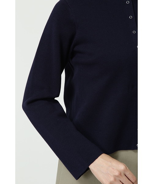 human woman（ヒューマンウーマン）の「ミラノリブジャケット（カーディガン/ボレロ・レディース・レッド/ネイビー/ベージュ系その他・MEDIUM）」の10枚目の写真