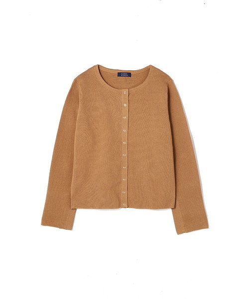 human woman（ヒューマンウーマン）の「ミラノリブジャケット（カーディガン/ボレロ・レディース・レッド/ネイビー/ベージュ系その他・MEDIUM）」の5枚目の写真