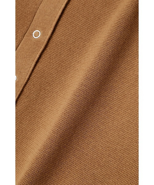 human woman（ヒューマンウーマン）の「ミラノリブジャケット（カーディガン/ボレロ・レディース・レッド/ネイビー/ベージュ系その他・MEDIUM）」の4枚目の写真