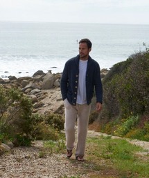 BAREFOOT DREAMS | 584 BFD-11S-010 Cozy Chic Men's School Swtr.  ◆(カーディガン/ボレロ)