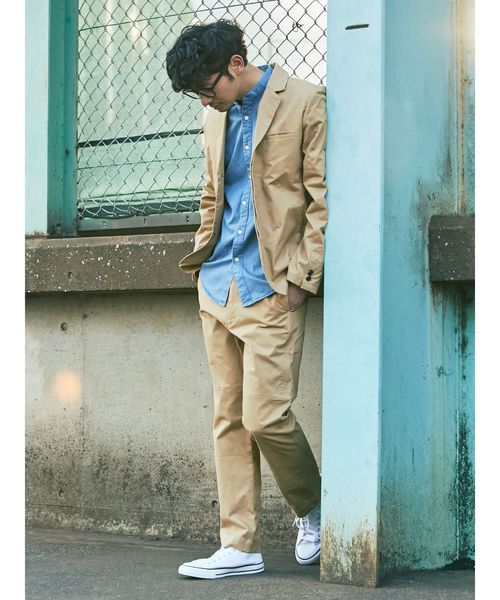 COTORICA（コトリカ）の「C/Puテーラードジャケット（テーラードジャケット・メンズ・ブラック/ベージュ・LARGE/MEDIUM/SMALL）」の5枚目の写真