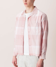 BLACK LABEL CRESTBRIDGE | ペールトーンクレストブリッジチェックオープンカラーシャツ(シャツ/ブラウス)