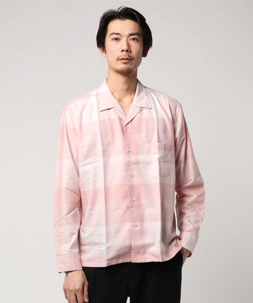 BLACK LABEL CRESTBRIDGE（ブラックレーベル・クレストブリッジ）の「ペールトーンクレストブリッジチェックオープンカラーシャツ（シャツ/ブラウス・メンズ・ブルー/ピンク系その他・LARGE/MEDIUM）」の11枚目の写真