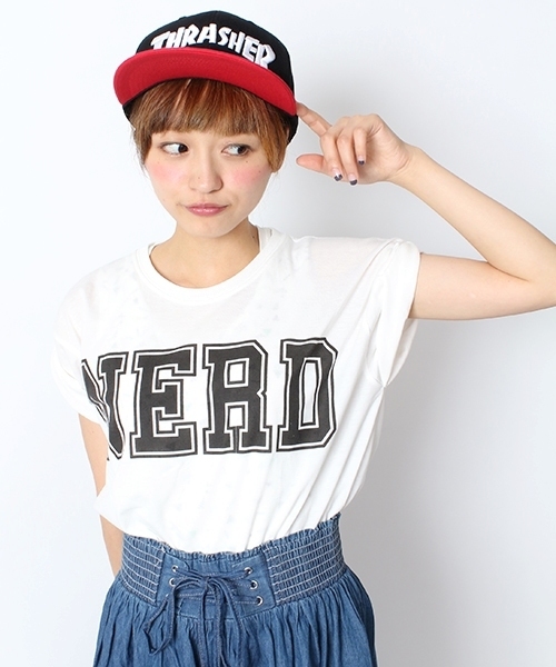 WEGO(ウィゴー)の「WEGO/ロールUPプリントショートTee(S)(Tシャツ/カットソー・レディース・その他2/その他3/その他1/その他4/その他5・FREE)」の3枚目の写真