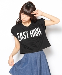 WEGO/ロールUPプリントショートTee（S）