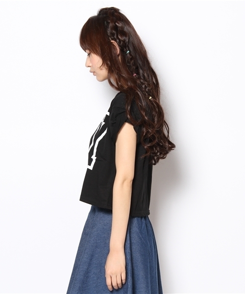WEGO(ウィゴー)の「WEGO/ロールUPプリントショートTee(S)(Tシャツ/カットソー・レディース・その他2/その他3/その他1/その他4/その他5・FREE)」の7枚目の写真