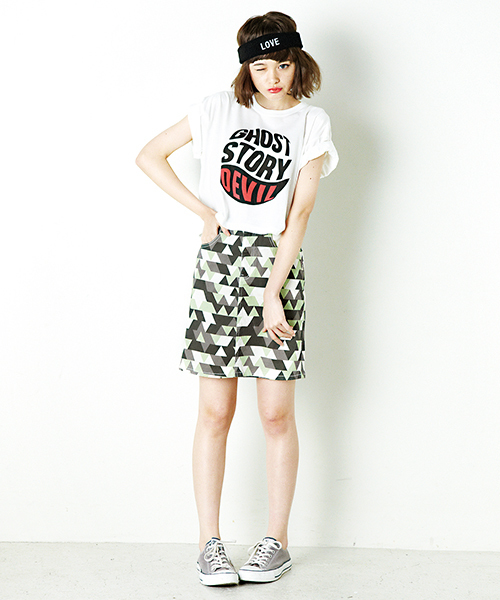 WEGO(ウィゴー)の「WEGO/ロールUPプリントショートTee(S)(Tシャツ/カットソー・レディース・その他2/その他3/その他1/その他4/その他5・FREE)」の13枚目の写真