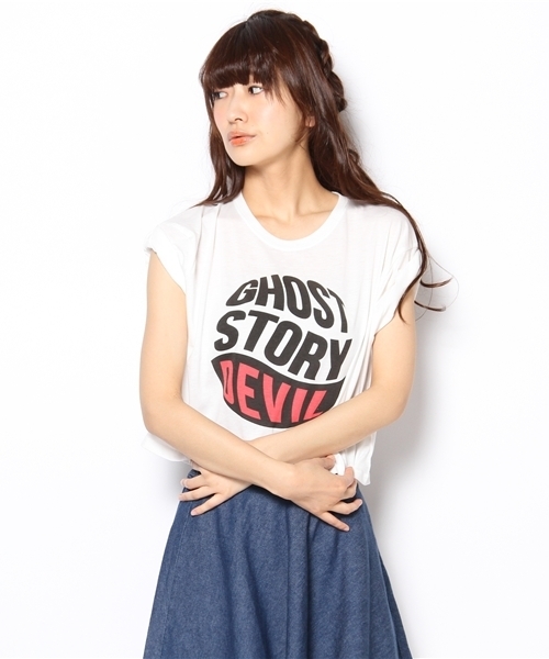 WEGO(ウィゴー)の「WEGO/ロールUPプリントショートTee(S)(Tシャツ/カットソー・レディース・その他2/その他3/その他1/その他4/その他5・FREE)」の14枚目の写真