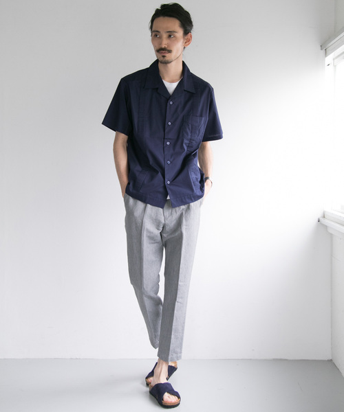 URBAN RESEARCH(アーバンリサーチ)の「TYPEWRITER CUBA SHIRTS(シャツ/ブラウス・メンズ・ベージュ/ネイビー/グリーン・LARGE/MEDIUM)」の5枚目の写真