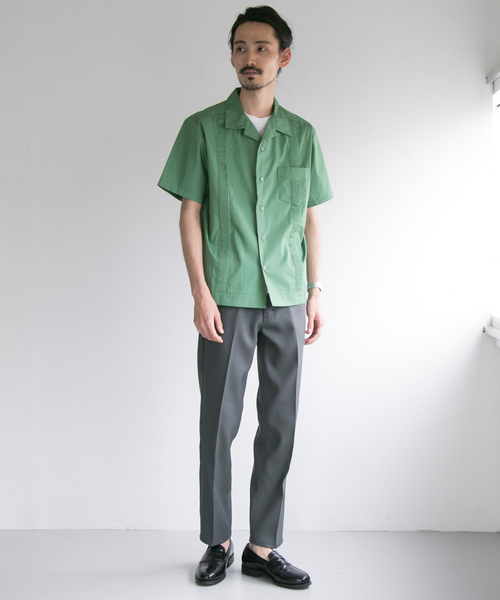 URBAN RESEARCH(アーバンリサーチ)の「TYPEWRITER CUBA SHIRTS(シャツ/ブラウス・メンズ・ベージュ/ネイビー/グリーン・LARGE/MEDIUM)」の7枚目の写真