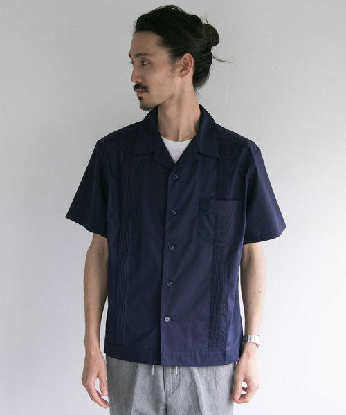 URBAN RESEARCH(アーバンリサーチ)の「TYPEWRITER CUBA SHIRTS(シャツ/ブラウス・メンズ・ベージュ/ネイビー/グリーン・LARGE/MEDIUM)」の10枚目の写真