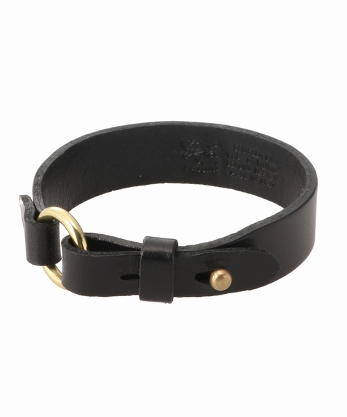 IL BISONTE(イルビゾンテ)の「IL BISONTE/ イルビゾンテ : プレーンブレス#(ブレスレット・メンズ・ブラック/ベージュ/ブラウン・FREE)」の2枚目の写真