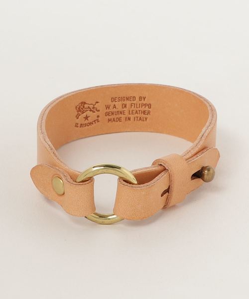 IL BISONTE(イルビゾンテ)の「IL BISONTE/ イルビゾンテ : プレーンブレス#(ブレスレット・メンズ・ブラック/ベージュ/ブラウン・FREE)」の9枚目の写真