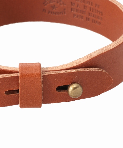 IL BISONTE(イルビゾンテ)の「IL BISONTE/ イルビゾンテ : プレーンブレス#(ブレスレット・メンズ・ブラック/ベージュ/ブラウン・FREE)」の5枚目の写真