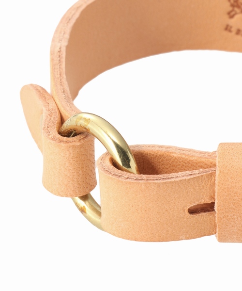 IL BISONTE(イルビゾンテ)の「IL BISONTE/ イルビゾンテ : プレーンブレス#(ブレスレット・メンズ・ブラック/ベージュ/ブラウン・FREE)」の6枚目の写真