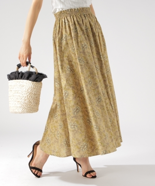 BAYFLOW（ベイフロー）の「GOOD PRICE／ボタニカルマキシスカート（スカート・レディース・その他1/その他2/その他3・SMALL/MEDIUM）」の3枚目の写真