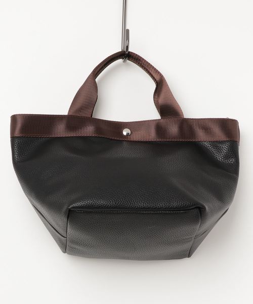 AMERICAN HOLIC（アメリカンホリック）の「テープハンドルトート（ハンドバッグ・レディース・パープル/ブラック/ブラウン/グレー/ベージュ・FREE）」の2枚目の写真