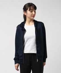 フード付き★ジップアップパーカー＊レディース/トップス/ダブルzip[C3447]神戸レタス