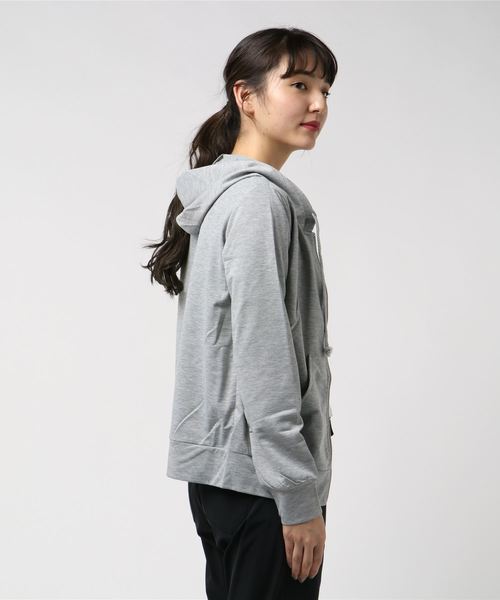 KOBE LETTUCE（コウベレタス）の「フード付き★ジップアップパーカー＊レディース/トップス/ダブルzip[C3447]神戸レタス（パーカー・レディース・ネイビー/グレー/オフホワイト・FREE）」の4枚目の写真
