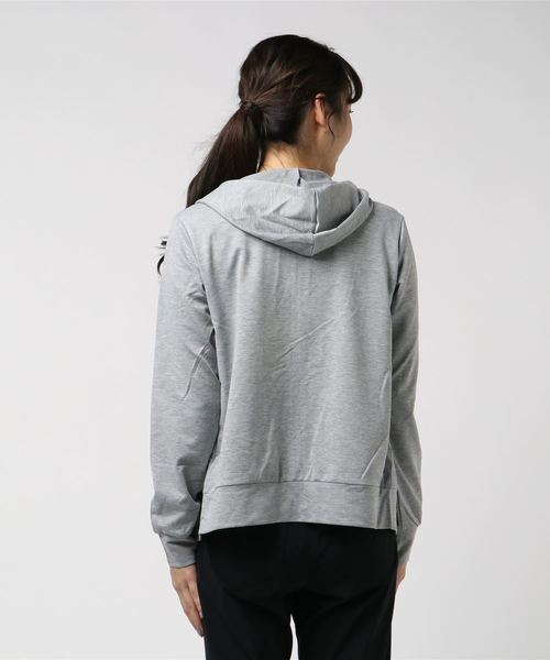 KOBE LETTUCE（コウベレタス）の「フード付き★ジップアップパーカー＊レディース/トップス/ダブルzip[C3447]神戸レタス（パーカー・レディース・ネイビー/グレー/オフホワイト・FREE）」の5枚目の写真