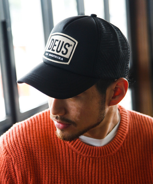 DEUS EX MACHINA（デウスエクスマキナ）の「【Deus ex Machina】Moretown Trucker（キャップ・メンズ・ブラック/ブラウン・FREE）」の2枚目の写真