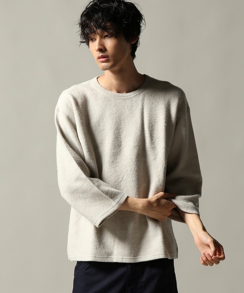 JOURNAL STANDARD J.S HOMESTEAD（ジャーナルスタンダードホームステッド）の「キモウ SWEAT WIDE-SILHOUETTE＃（Tシャツ/カットソー・メンズ・ホワイト/ベージュ/キャメル/カーキ/ブラック系その他・SMALL/MEDIUM/LARGE）」の3枚目の写真