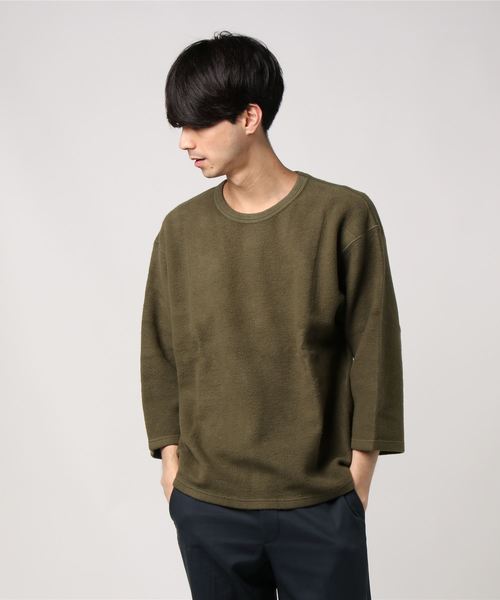 JOURNAL STANDARD J.S HOMESTEAD（ジャーナルスタンダードホームステッド）の「キモウ SWEAT WIDE-SILHOUETTE＃（Tシャツ/カットソー・メンズ・ホワイト/ベージュ/キャメル/カーキ/ブラック系その他・SMALL/MEDIUM/LARGE）」の6枚目の写真