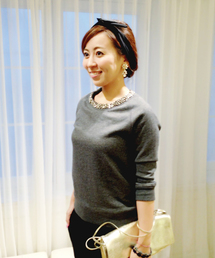 Jewel Changes | JC 裏毛 装飾付き ラグラン 7/S / スウェット　п / CLASSY. / BAILA / バイラ(スウェット)