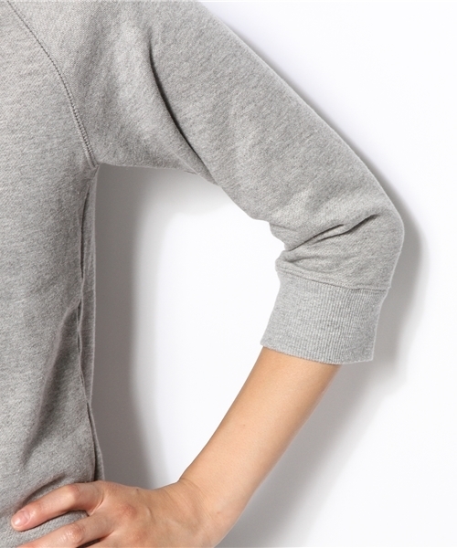 Jewel Changes（ジュエルチェンジズ）の「JC 裏毛 装飾付き ラグラン 7/S / スウェット　п / CLASSY. / BAILA / バイラ（スウェット・レディース・グレー/ダークグレー・フリー）」の7枚目の写真