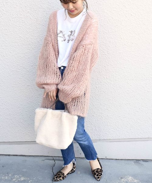 Khaju（カージュ）の「【WEB限定】Khaju:エコファートート◇（トートバッグ・レディース・ブラウン/イエロー/ブルー/グリーン/ダークグレー/ナチュラル・ONE SIZE）」の7枚目の写真