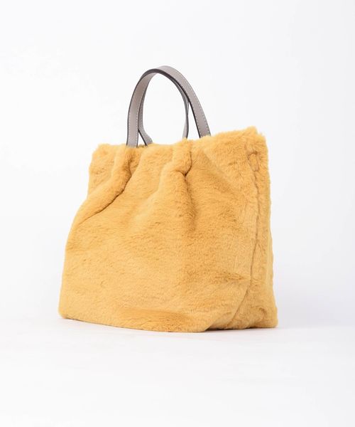 Khaju（カージュ）の「【WEB限定】Khaju:エコファートート◇（トートバッグ・レディース・ブラウン/イエロー/ブルー/グリーン/ダークグレー/ナチュラル・ONE SIZE）」の16枚目の写真