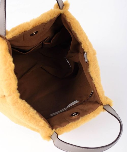 Khaju（カージュ）の「【WEB限定】Khaju:エコファートート◇（トートバッグ・レディース・ブラウン/イエロー/ブルー/グリーン/ダークグレー/ナチュラル・ONE SIZE）」の22枚目の写真