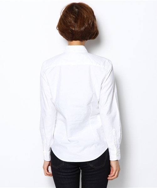 GYMPHLEX（ジムフレックス）の「[ジムフレックス]Gymphlex OXFORD　B/Dシャツ（シャツ/ブラウス・レディース・ホワイト・フリー）」の4枚目の写真