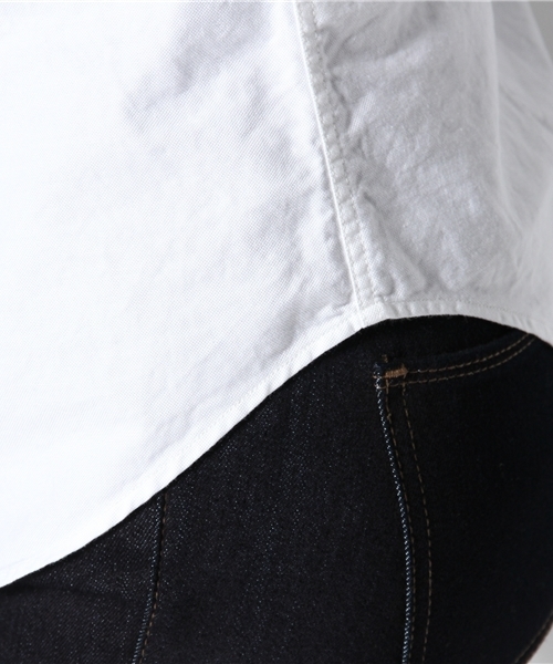 GYMPHLEX（ジムフレックス）の「[ジムフレックス]Gymphlex OXFORD　B/Dシャツ（シャツ/ブラウス・レディース・ホワイト・フリー）」の8枚目の写真