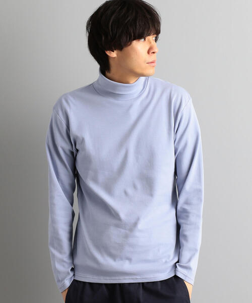 green label relaxing(グリーンレーベルリラクシング)の「CM スムース タートルネック LS カットソー ◆(Tシャツ/カットソー・メンズ・ホワイト/ライトブルー/ブラック・SMALL/MEDIUM/LARGE)」の3枚目の写真