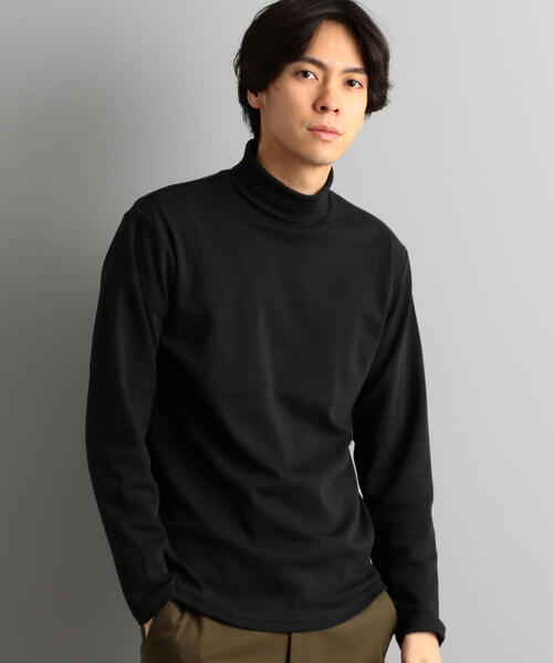 green label relaxing(グリーンレーベルリラクシング)の「CM スムース タートルネック LS カットソー ◆(Tシャツ/カットソー・メンズ・ホワイト/ライトブルー/ブラック・SMALL/MEDIUM/LARGE)」の2枚目の写真