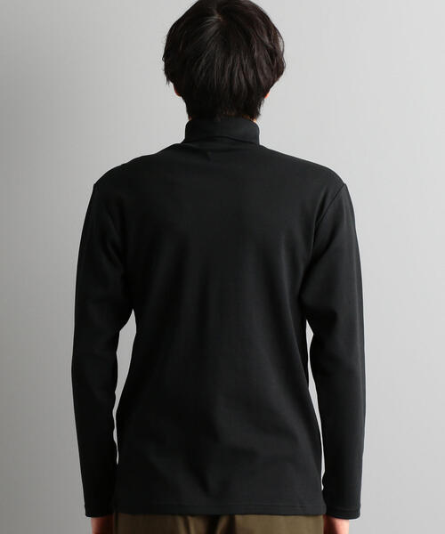 green label relaxing(グリーンレーベルリラクシング)の「CM スムース タートルネック LS カットソー ◆(Tシャツ/カットソー・メンズ・ホワイト/ライトブルー/ブラック・SMALL/MEDIUM/LARGE)」の4枚目の写真