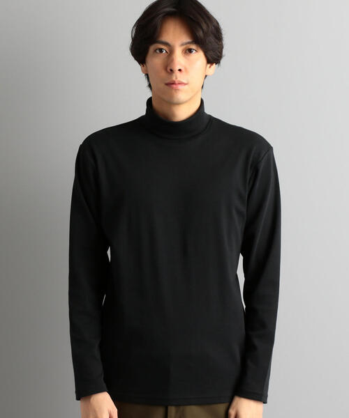 green label relaxing(グリーンレーベルリラクシング)の「CM スムース タートルネック LS カットソー ◆(Tシャツ/カットソー・メンズ・ホワイト/ライトブルー/ブラック・SMALL/MEDIUM/LARGE)」の5枚目の写真