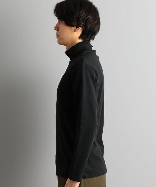 green label relaxing(グリーンレーベルリラクシング)の「CM スムース タートルネック LS カットソー ◆(Tシャツ/カットソー・メンズ・ホワイト/ライトブルー/ブラック・SMALL/MEDIUM/LARGE)」の6枚目の写真