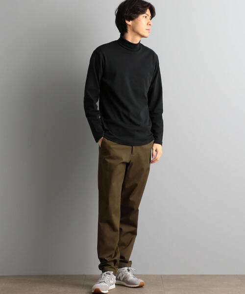 green label relaxing(グリーンレーベルリラクシング)の「CM スムース タートルネック LS カットソー ◆(Tシャツ/カットソー・メンズ・ホワイト/ライトブルー/ブラック・SMALL/MEDIUM/LARGE)」の7枚目の写真