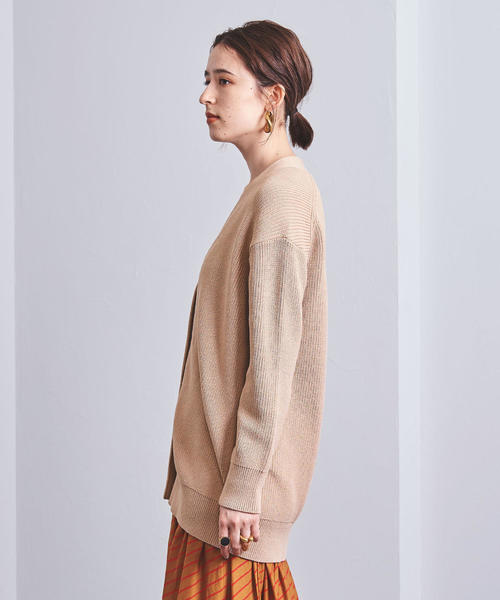 UNITED ARROWS（ユナイテッドアローズ）の「UBCB アゼ ロングカーディガン◆（カーディガン/ボレロ・レディース・ホワイト/ベージュ・フリー）」の12枚目の写真