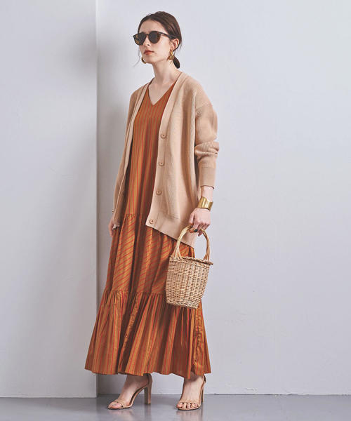 UNITED ARROWS（ユナイテッドアローズ）の「UBCB アゼ ロングカーディガン◆（カーディガン/ボレロ・レディース・ホワイト/ベージュ・フリー）」の13枚目の写真