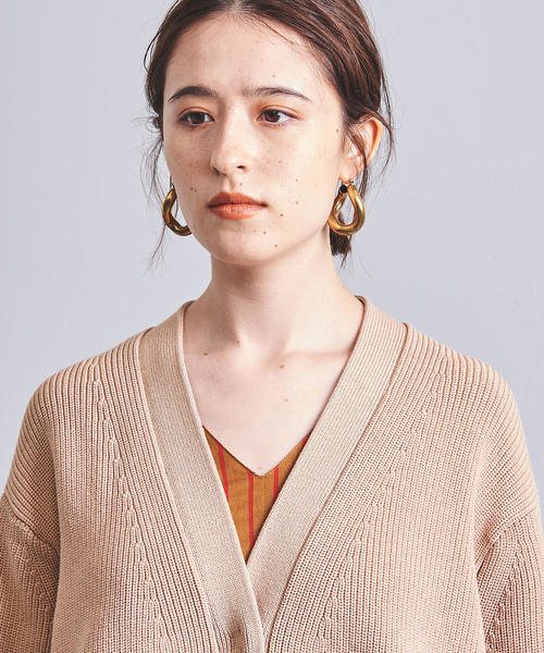UNITED ARROWS（ユナイテッドアローズ）の「UBCB アゼ ロングカーディガン◆（カーディガン/ボレロ・レディース・ホワイト/ベージュ・フリー）」の14枚目の写真