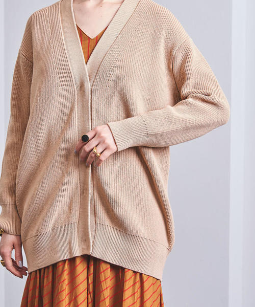 UNITED ARROWS（ユナイテッドアローズ）の「UBCB アゼ ロングカーディガン◆（カーディガン/ボレロ・レディース・ホワイト/ベージュ・フリー）」の15枚目の写真