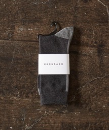 HARUSAKU / SIngle Back LIne Socks:ハルサク メンズシングル バックライン ソックス