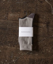 HARUSAKU | HARUSAKU / SIngle Back LIne Socks:ハルサク メンズシングル バックライン ソックス(ソックス/靴下)
