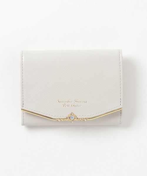 ビジューバー金具シリーズ パスケース ３年保証対象 パスケース Samantha Thavasa Petit Choice サマンサタバサ プチチョイス のファッション通販 Zozotown