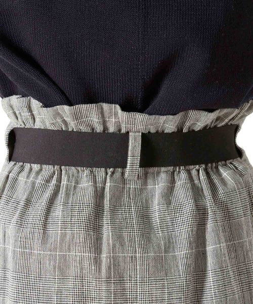 1er Arrondissement(プルミエアロンディスモン)の「グレンチェックラップ風マキシSK(スカート・レディース・ベージュ・38/36)」の8枚目の写真