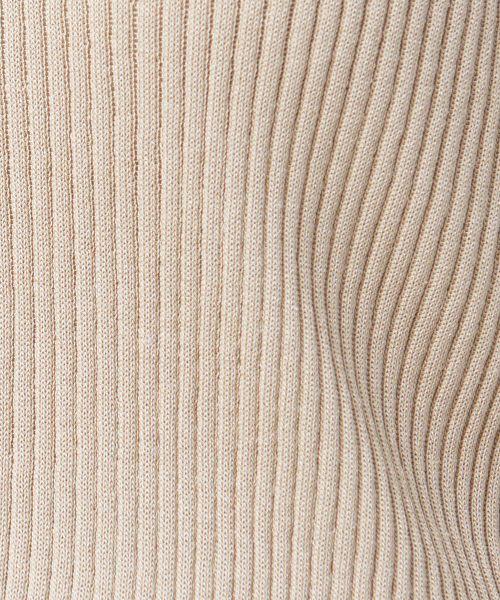 qualite（カリテ）の「リネンコットンドレープニット（ニット/セーター・レディース・ホワイト/ダークグリーン/ベージュ/ライム・フリー）」の19枚目の写真