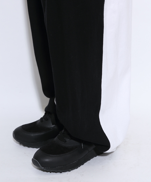 i（アイ）の「FB配色カットパンツ（その他パンツ・レディース・ホワイト/ブラック・ﾌﾘ-）」の9枚目の写真